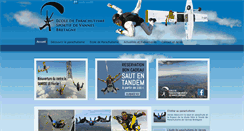 Desktop Screenshot of parachutisme-vannes.fr